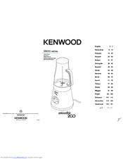 Kenwood SB050 series smoothie 2GO Instruction Manual