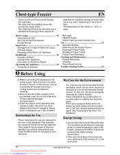 Gorenje FH 13400 W Instructions For Use And Safety