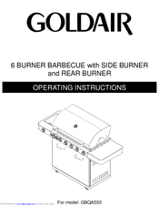 Goldair GBQ250 Operating Instructions Manual