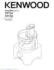 Instructions Myltipro FP734 Instructions Manual