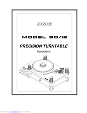SME 30/12 Instruction Manual