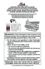 FMI MF48INE Owner's Operation And Installation Manual