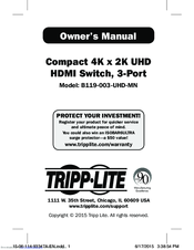 Tripp Lite B119-003-UHD-MN Owner's Manual