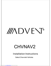 Advent CHVNAV2 Installation Instructions Manual