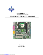 MSI 650GLMD User Manual
