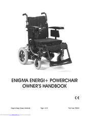 Medicare Technology ENIGMA ENERGI+ Owner's Handbook Manual