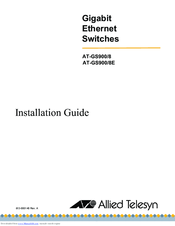 Allied Telesis AT-GS900/8 Installation Manual