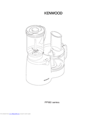 Kenwood FP180 series Instructions Manual