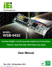IEI Technology WSB-9452 User Manual
