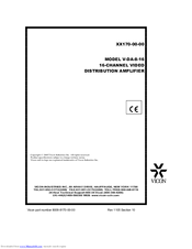 Vicon V-DA-8-16 Manual
