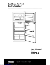 Haier HRF 14 User Manual