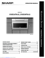 Sharp SMD2470AS Operation Manual