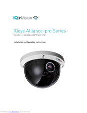 Iqinvision IQA3xNX Series Installation And Operating Instructions Manual