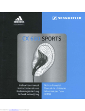 Sennheiser CX 680 SPORTS Instruction Manual