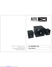 Altec Lansing AL SND339F 001 User Manual