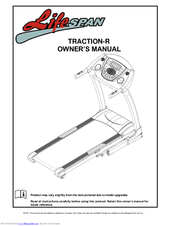 LifeSpan TRACTION-R Owner's Manual