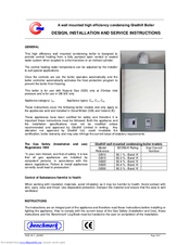 Benchmark GB10 Design, Installation & Servicing Instructions