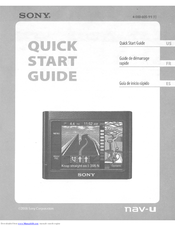 Sony 158NVU44 Quick Start Manual
