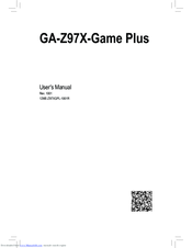 Gigabyte GA-Z97X-Game Plus User Manual