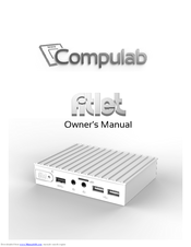 CompuLab fitlet Owner's Manual