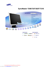 Samsung SyncMaster 721B User Manual