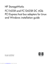 Hp StorageWorks FC1142SR Installation Manual
