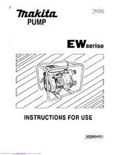 Makita EW Series Instructions For Use Manual