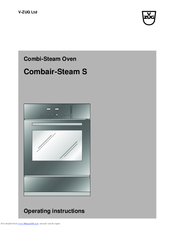 V-Zug Combair-Steam S Operating Instructions Manual