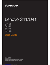 Lenovo S41-35 User Manual