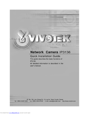 Vivotek IP3136 Quick Installation Manual
