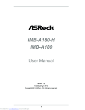 Asrock IMB-A180 User Manual