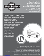 Petsafe PDT20-11946 Operating Manual