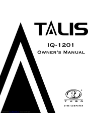 Talis IQ-1201 Owner's Manual