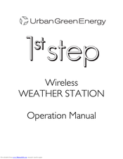 Urban Green Energy 1st step Operation Manual