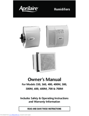 Aprilaire 350 Manuals | ManualsLib