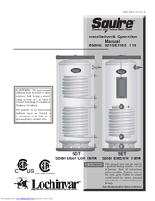Squire SET090 Installation & Operation Manual