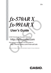 Casio fx-991AR X User Manual