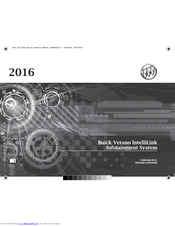 Buick 2016 Verano Intellink Owner's Manual
