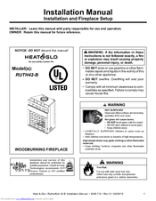 Heat & Glo RUTH42-B Installation Manual