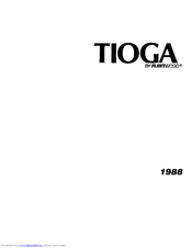 Fleetwood Tioga 1988 Owner's Manual