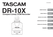 Tascam DR-10X Owner's Manual