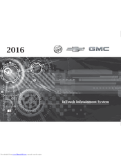GMC 2016 InTouch Owner's Manual