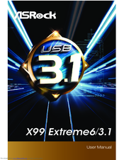 Asrock X99 Extreme6/3.1 User Manual