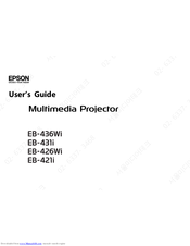 Epson EB-436Wi User Manual