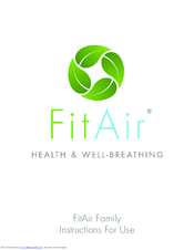 FitAir Aurora Instructions For Use Manual