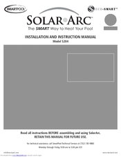Solar Arc Smartpool S204 Installation And Instruction Manual