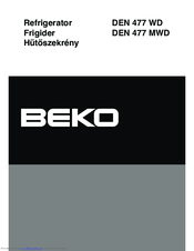 Beko DEN 477 WD Instruction Manual