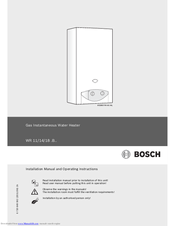 Bosch WR11B series Installation Manual And Operating Instructions