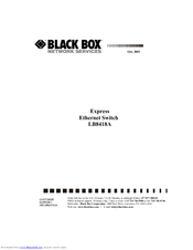 Black Box LB8418A User Manual