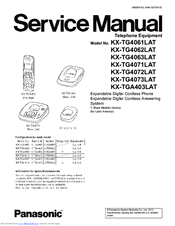 Panasonic KX-TG4062LAT Service Manual